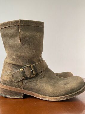 Felmini Oderg 8247 Noumerat Tobacco Mid-Calf Biker Boots | EU 37